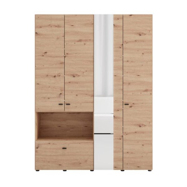 ΝΤΟΥΛΑΠΑ CAMPSIE 4K1F1O h207 ARTISAN OAK ΧΡΩΜΑ 155x52x208εκ