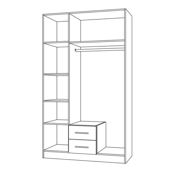 ΝΤΟΥΛΑΠΑ Fylliana Prime 3K2FO CASHMERE ΧΡΩΜΑ 120x54x205εκ