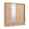 ΝΤΟΥΛΑΠΑ ΜΕ ΚΑΘΡΕΦΤΗ ALBI PLUS 205 2F OG ARTISAN OAK ΧΡΩΜΑ 205x60x216εκ