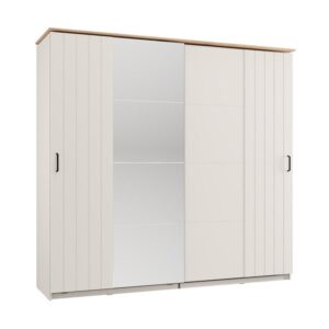 ΝΤΟΥΛΑΠΑ ΜΕ ΚΑΘΡΕΦΤΗ LAMBETH 220 OG h205 CASHMERE-ARTISAN OAK ΧΡΩΜΑ 220x62x205εκ
