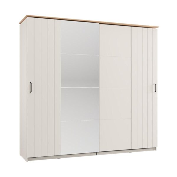 ΝΤΟΥΛΑΠΑ ΜΕ ΚΑΘΡΕΦΤΗ LAMBETH 220 OG h205 CASHMERE-ARTISAN OAK ΧΡΩΜΑ 220x62x205εκ
