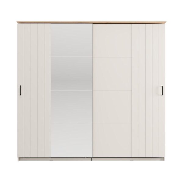 ΝΤΟΥΛΑΠΑ ΜΕ ΚΑΘΡΕΦΤΗ LAMBETH 220 OG h205 CASHMERE-ARTISAN OAK ΧΡΩΜΑ 220x62x205εκ