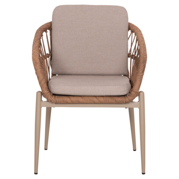 ΠΟΛΥΘΡΟΝΑ ΑΛΟΥΜΙΝΙΟΥ GALDIN HM6272.03 ΚΑΠΟΥΤΣΙΝΟ-P.E.RATTAN-ΜΠΕΖ ΥΦΑΣΜΑ 65x60x76Υεκ