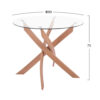 set-trapezarias-5tmch-eschoroy-fb9108851-1.jpg ΣΕΤ ΤΡΑΠΕΖΑΡΙΑΣ 5ΤΜΧ ΕΣ.ΧΩΡΟΥ JAFARU HM10885.12 ΣΤΡΟΓΓΥΛΟ ΤΡΑΠΕΖΙ Φ90 & 4 ΚΑΡΕΚΛΕΣ--ΜΠΕΖ
