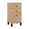 ΣΥΡΤΑΡΙΕΡΑ ALMOND 38 3F ARTISAN OAK ΧΡΩΜΑ 39x35x78εκ