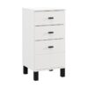 ΣΥΡΤΑΡΙΕΡΑ ALMOND 38 3F ΛΕΥΚΟ ΧΡΩΜΑ 39x35x78εκ