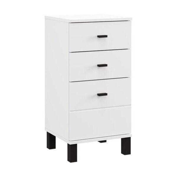 ΣΥΡΤΑΡΙΕΡΑ ALMOND 38 3F ΛΕΥΚΟ ΧΡΩΜΑ 39x35x78εκ