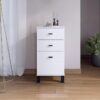 ΣΥΡΤΑΡΙΕΡΑ ALMOND 38 3F ΛΕΥΚΟ ΧΡΩΜΑ 39x35x78εκ