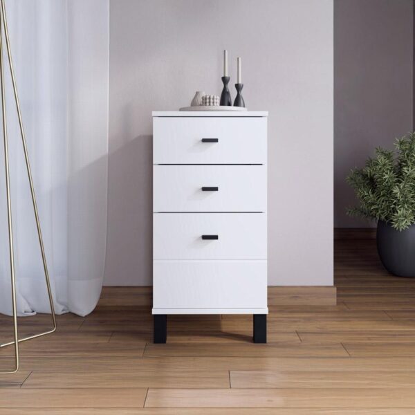 ΣΥΡΤΑΡΙΕΡΑ ALMOND 38 3F ΛΕΥΚΟ ΧΡΩΜΑ 39x35x78εκ