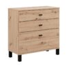 ΣΥΡΤΑΡΙΕΡΑ ALMOND 77 3F ARTISAN OAK ΧΡΩΜΑ 77x35x78εκ