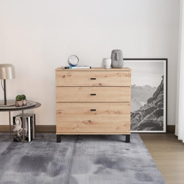 ΣΥΡΤΑΡΙΕΡΑ ALMOND 77 3F ARTISAN OAK ΧΡΩΜΑ 77x35x78εκ