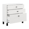 ΣΥΡΤΑΡΙΕΡΑ ALMOND 77 3F ΛΕΥΚΟ ΧΡΩΜΑ 77x35x78εκ