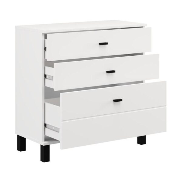 ΣΥΡΤΑΡΙΕΡΑ ALMOND 77 3F ΛΕΥΚΟ ΧΡΩΜΑ 77x35x78εκ