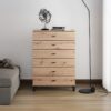 ΣΥΡΤΑΡΙΕΡΑ ALMOND 77 6F ARTISAN OAK ΧΡΩΜΑ 77x35x78εκ