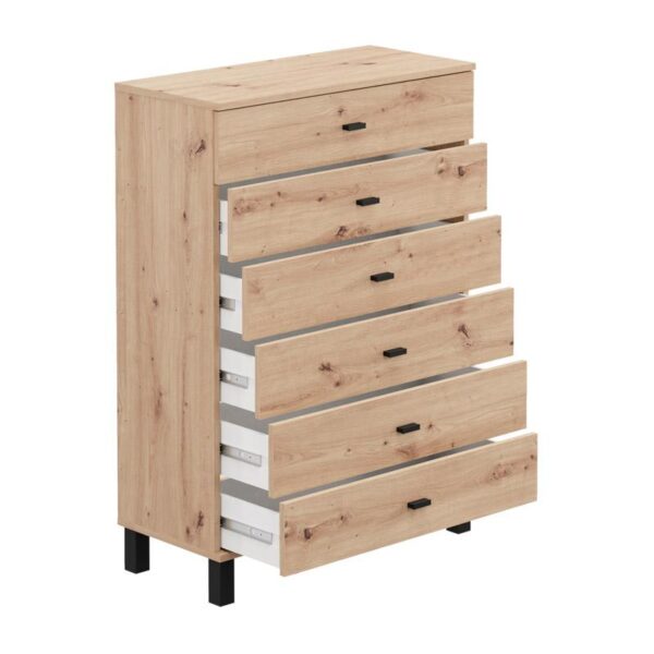 ΣΥΡΤΑΡΙΕΡΑ ALMOND 77 6F ARTISAN OAK ΧΡΩΜΑ 77x35x78εκ