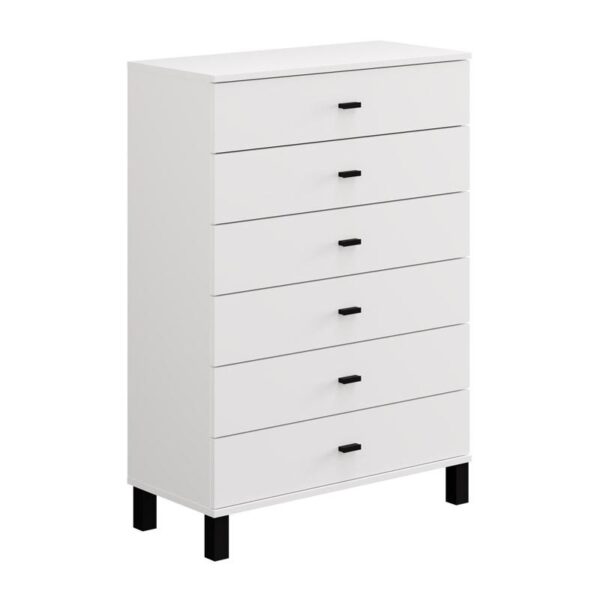 ΣΥΡΤΑΡΙΕΡΑ ALMOND 77 6F ΛΕΥΚΟ ΧΡΩΜΑ 77x35x78εκ