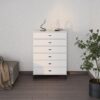 ΣΥΡΤΑΡΙΕΡΑ ALMOND 77 6F ΛΕΥΚΟ ΧΡΩΜΑ 77x35x78εκ
