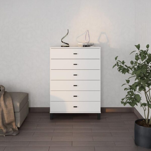 ΣΥΡΤΑΡΙΕΡΑ ALMOND 77 6F ΛΕΥΚΟ ΧΡΩΜΑ 77x35x78εκ