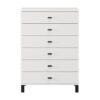 ΣΥΡΤΑΡΙΕΡΑ ALMOND 77 6F ΛΕΥΚΟ ΧΡΩΜΑ 77x35x78εκ