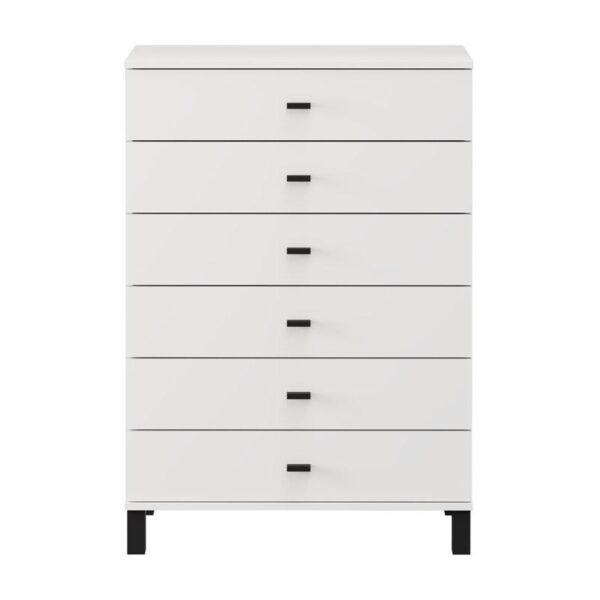 ΣΥΡΤΑΡΙΕΡΑ ALMOND 77 6F ΛΕΥΚΟ ΧΡΩΜΑ 77x35x78εκ