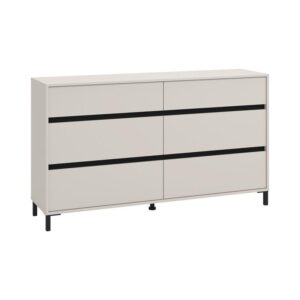 ΣΥΡΤΑΡΙΕΡΑ MARRON 157 6F CASHMERE/ΜΑΥΡΟ ΜΑΤΤ ΧΡΩΜΑ 157x40x90εκ