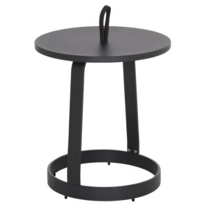 ΤΡΑΠΕΖΙ ΒΟΗΘΗΤΙΚΟ ΕΞ.ΧΩΡΟΥ MINO HM6432.01 ΑΛΟΥΜΙΝΙΟ & ΣΧΟΙΝΙ ΓΚΡΙ Φ47x53Υεκ