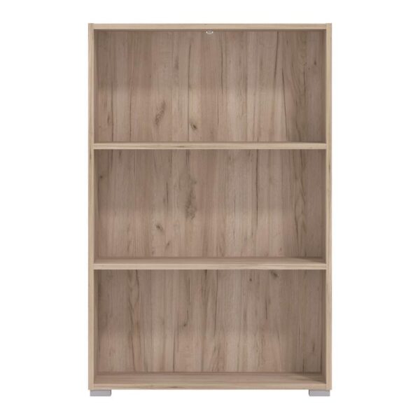 ΒΙΒΛΙΟΘΗΚΗ TOMAR 3 GREY OAK 70x24,5x107,5εκ
