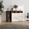 ΚΟΜΟΤΑ-ΜΠΟΥΦΕΣ ARGYLL 154 3K2F1V OP CASHMERE ΜΕ DARK TAILOR OAK ΧΡΩΜΑ 155x40x100εκ