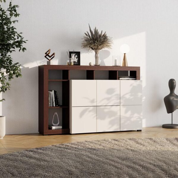 ΚΟΜΟΤΑ-ΜΠΟΥΦΕΣ ARGYLL 154 3K2F1V OP CASHMERE ΜΕ DARK TAILOR OAK ΧΡΩΜΑ 155x40x100εκ