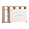 ΚΟΜΟΤΑ-ΜΠΟΥΦΕΣ ARGYLL 154 3K2F1V OP ΛΕΥΚΟ ΜΕ ARTISAN OAK ΧΡΩΜΑ 155x40x100εκ