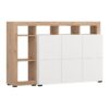 ΚΟΜΟΤΑ-ΜΠΟΥΦΕΣ ARGYLL 154 3K3V OP ΛΕΥΚΟ ΜΕ ARTISAN OAK ΧΡΩΜΑ 155x40x100εκ