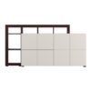 ΚΟΜΟΤΑ-ΜΠΟΥΦΕΣ ARGYLL 192 4K2F2V OP CASHMERE ΜΕ DARK TAILOR OAK ΧΡΩΜΑ 193x40x100εκ