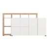 ΚΟΜΟΤΑ-ΜΠΟΥΦΕΣ ARGYLL 192 4K2F2V OP ΛΕΥΚΟ ΜΕ ARTISAN OAK ΧΡΩΜΑ 193x40x100εκ