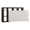 ΚΟΜΟΤΑ-ΜΠΟΥΦΕΣ ARGYLL 192 4K4V OP CASHMERE ΜΕ DARK TAILOR OAK ΧΡΩΜΑ 193x40x100εκ