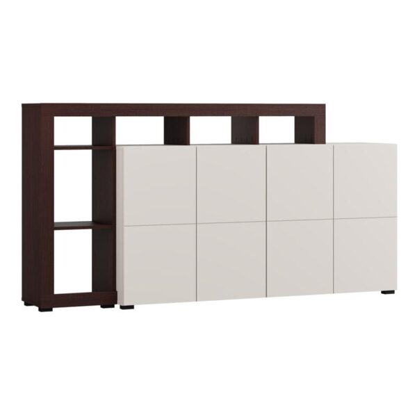 ΚΟΜΟΤΑ-ΜΠΟΥΦΕΣ ARGYLL 192 4K4V OP CASHMERE ΜΕ DARK TAILOR OAK ΧΡΩΜΑ 193x40x100εκ