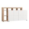 ΚΟΜΟΤΑ-ΜΠΟΥΦΕΣ ARGYLL 192 4K4V OP ΛΕΥΚΟ ΜΕ ARTISAN OAK ΧΡΩΜΑ 193x40x100εκ