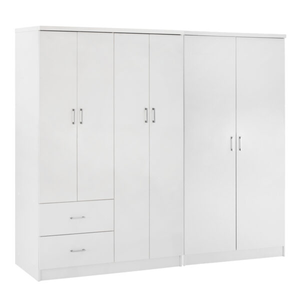 ntoylapa-6fylli-fb92123505-melamini-chro.jpg ΝΤΟΥΛΑΠΑ 6ΦΥΛΛΗ BLAKELY HM21235.05 ΜΕΛΑΜΙΝΗ ΧΡΩΜΑ ΛΕΥΚΟ 201x43x181Υεκ
