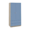ΝΤΟΥΛΑΠΑ Fylliana Smile GREY OAK - ΜΠΛΕ 80*50*180