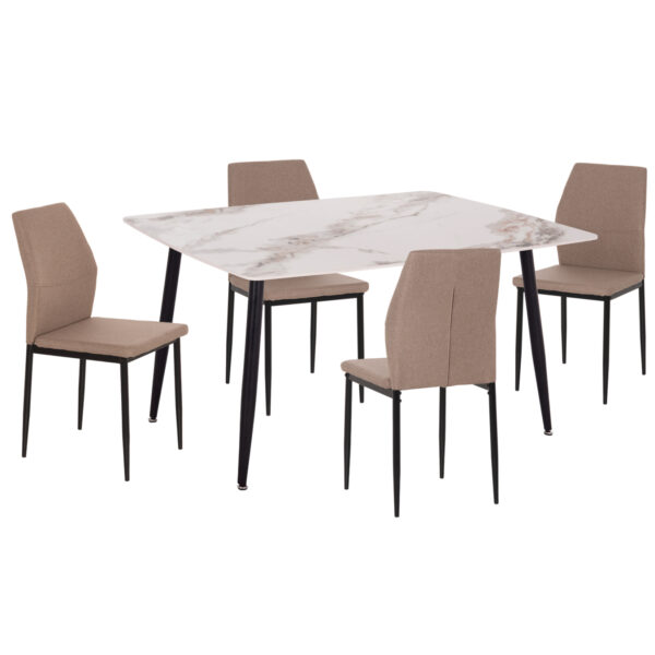 set-trapezarias-esotchoroy-5tmch-fb91086.jpg ΣΕΤ ΤΡΑΠΕΖΑΡΙΑΣ ΕΣΩΤ.ΧΩΡΟΥ 5ΤΜΧ HM10867.04 ΤΡΑΠΕΖΙ & 4 ΚΑΡΕΚΛΕΣ ΜΕ ΥΦΑΣΜΑ ΜΠΕΖ