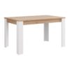 ΤΡΑΠΕΖΙ ΤΡΑΠΕΖΑΡΙΑΣ SPOLETO ΛΕΥΚΟ-ARTISAN OAK ΧΡΩΜΑ 135x80x76εκ