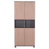 ΒΙΒΛΙΟΘΗΚΗ ΓΡΑΦΕΙΟΥ MAVIX HM2160 ΜΕΛΑΜΙΝΗ ΓΚΡΙ-ΚΑΡΥΔΙ 80Χ40Χ180Υεκ.