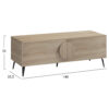 epiplo-tileorasis-fb91836901-melamini-so-1.jpg ΕΠΙΠΛΟ ΤΗΛΕΟΡΑΣΗΣ SAVORE HM18369.01 ΜΕΛΑΜΙΝΗ SONAMA 140Χ35.5Χ51Υεκ.