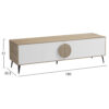 epiplo-tileorasis-fb91837011-melamini-so-1.jpg ΕΠΙΠΛΟ ΤΗΛΕΟΡΑΣΗΣ SAVORE HM18370.11 ΜΕΛΑΜΙΝΗ SONAMA/ΛΕΥΚΟ 180Χ35.5Χ51Υεκ.