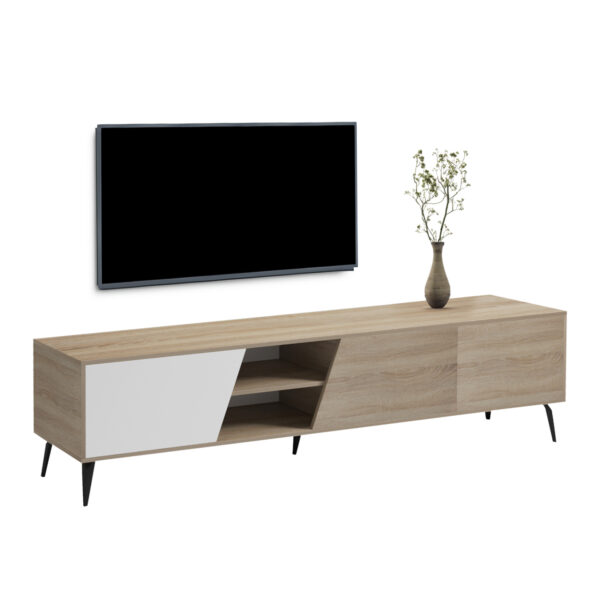 epiplo-tileorasis-fb91837411-melamini-so.jpg ΕΠΙΠΛΟ ΤΗΛΕΟΡΑΣΗΣ CATERRA HM18374.11 ΜΕΛΑΜΙΝΗ SONAMA/ΛΕΥΚΟ 180Χ35.5Χ48Υεκ.