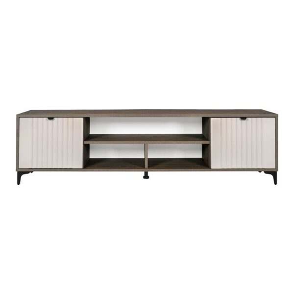 ΕΠΙΠΛΟ ΤΗΛΕΟΡΑΣΗΣ Fylliana Aura 183 2V TOBACCO ΜΕ CASHMERE ΧΡΩΜΑ 183x50x40εκ