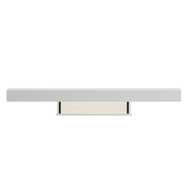 ΕΠΙΠΛΟ ΤΗΛΕΟΡΑΣΗΣ ΤΟΙΧΟΥ ME LED SAVOR HM18381.02 ΜΕΛΑΜΙΝΗ ΛΕΥΚΗ 150x29,5x22Υεκ