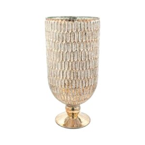 ΓΥΑΛΙΝΟ ΕΠΙΤΡΑΠΕΖΙΟ ΚΗΡΟΠΗΓΙΟ Fylliana FL114 COPPER-ΛΕΥΚΟ ΧΡΩΜΑ 17x34εκ