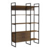 rafiera-fb91837703-metallo-melamini-se-k.jpg ΒΙΒΛΙΟΘΗΚΗ-ΡΑΦΙΕΡΑ NEZER HM18377.03 ΜΕΤΑΛΛΟ--ΜΕΛΑΜΙΝΗ ΣΕ ΚΑΡΥΔΙ 120x35x180Υεκ.