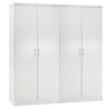 ΣΕΤ 2 ΝΤΟΥΛΑΠΕΣ 2ΦΥΛΛΕΣ JENNA HM11350.05 ΜΕΛΑΜΙΝΗ ΣΕ ΛΕΥΚΟ 160x43x181Υεκ