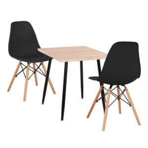 set-trapezarias-3tmch-fb921380-tetragono-3.jpg ΣΕΤ ΤΡΑΠΕΖΑΡΙΑΣ 3ΤΜΧ PALOMA HM21380 ΤΕΤΡΑΓΩΝΟ ΤΡΑΠΕΖΙ & 2 ΚΑΡΕΚΛΕΣ ΣΕ ΜΑΥΡΟ